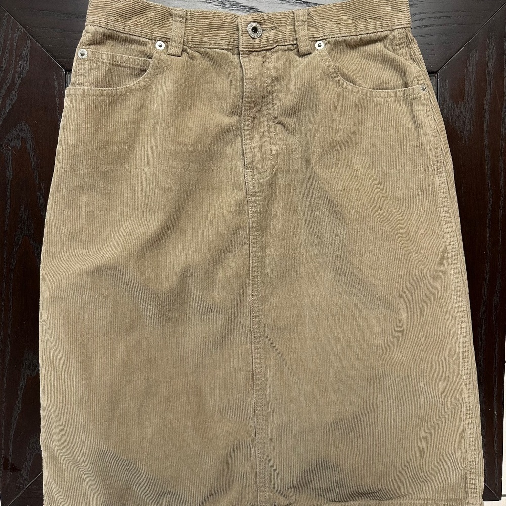 *GAP* Tan Corduroy Fashion Skirt Size 4